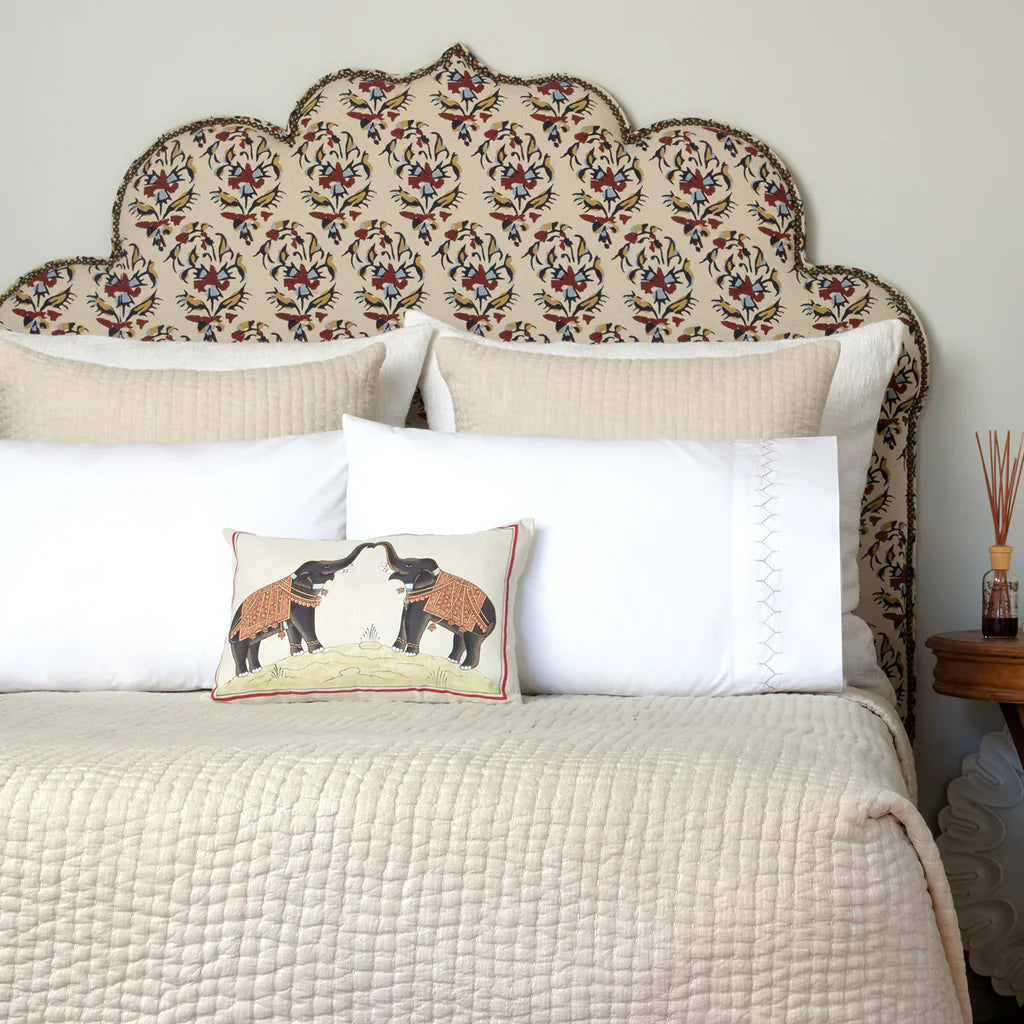 John Robshaw Two Elephants Decorative Pillow