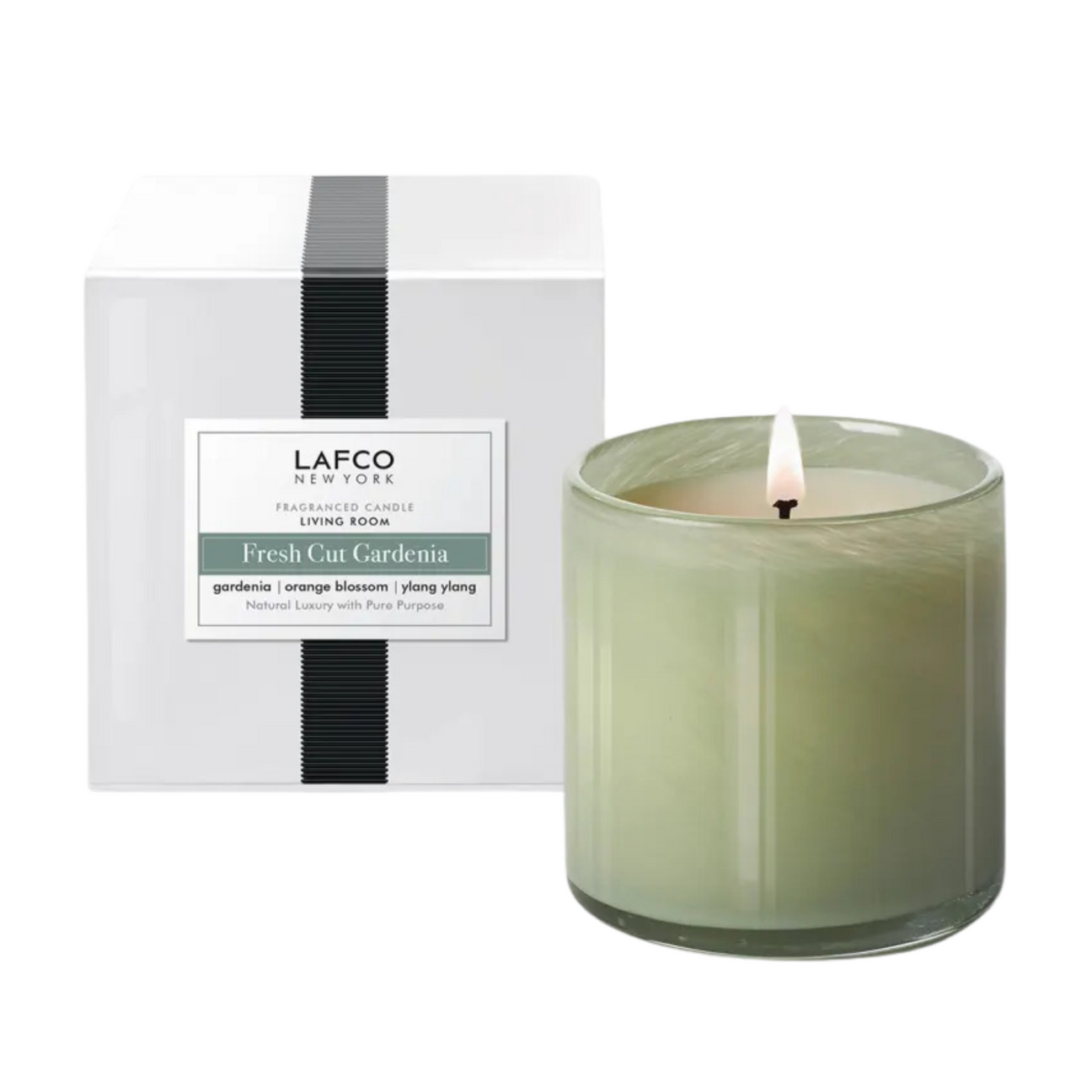 LAFCO Fresh Cut Gardenia Candle - Living Room
