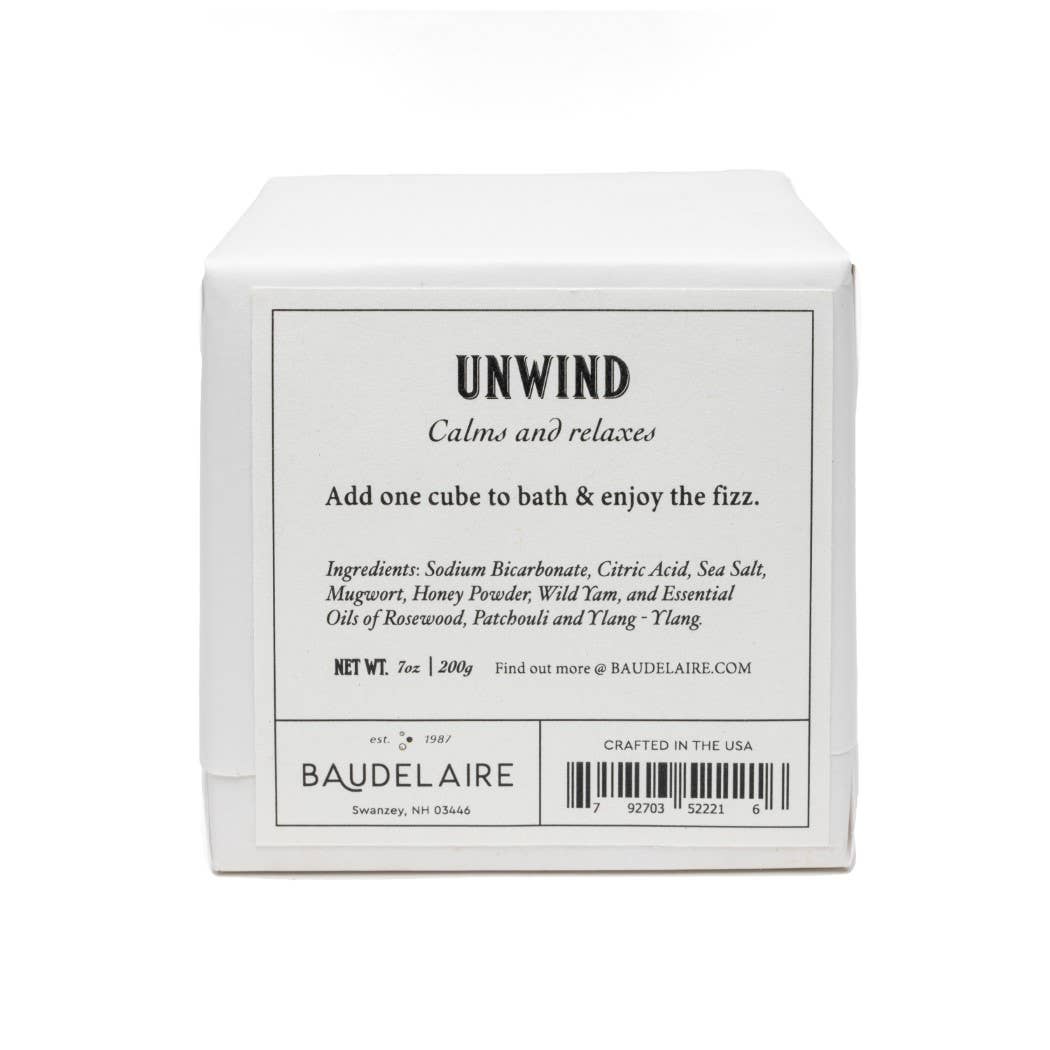 Unwind Effervescent Bath Cube