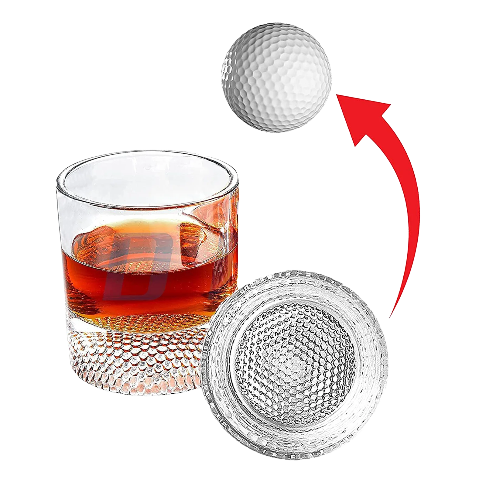 Golf Ball Whiskey Chillers