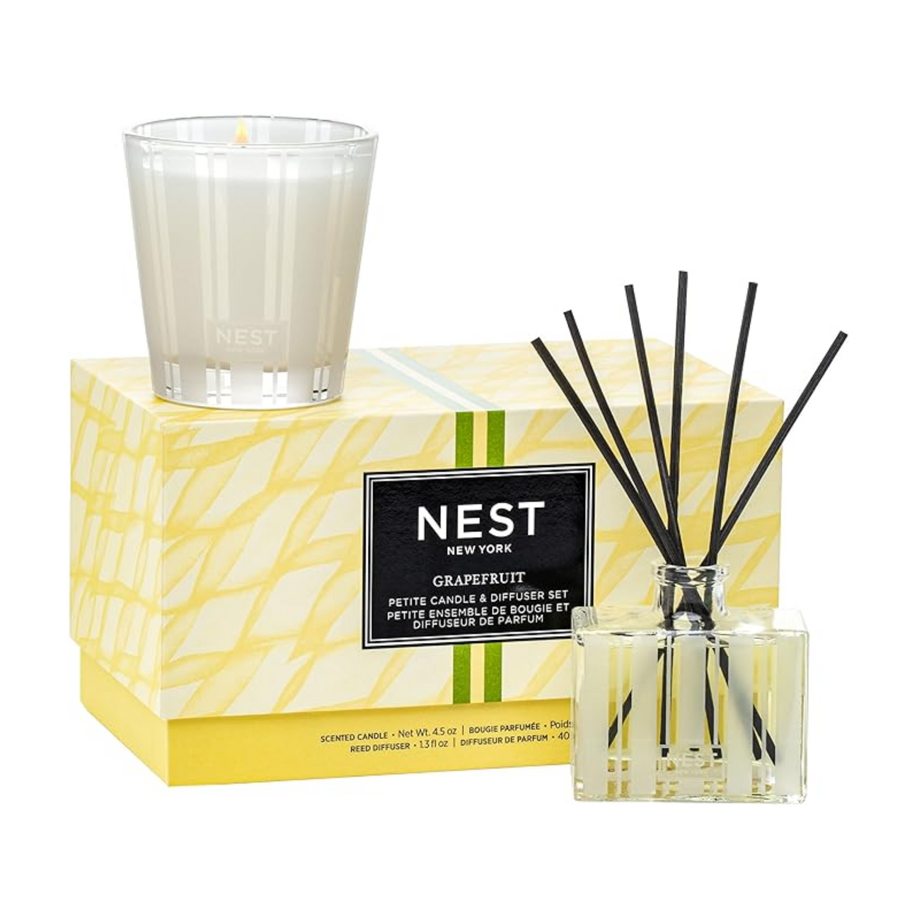 Nest Grapefruit Petite Candle & Diffuser Set