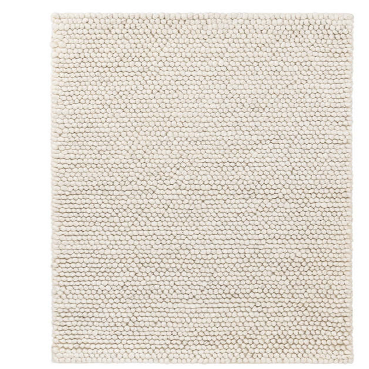 Dash & Albert Niels Ivory Woven Wool/Viscose Rug