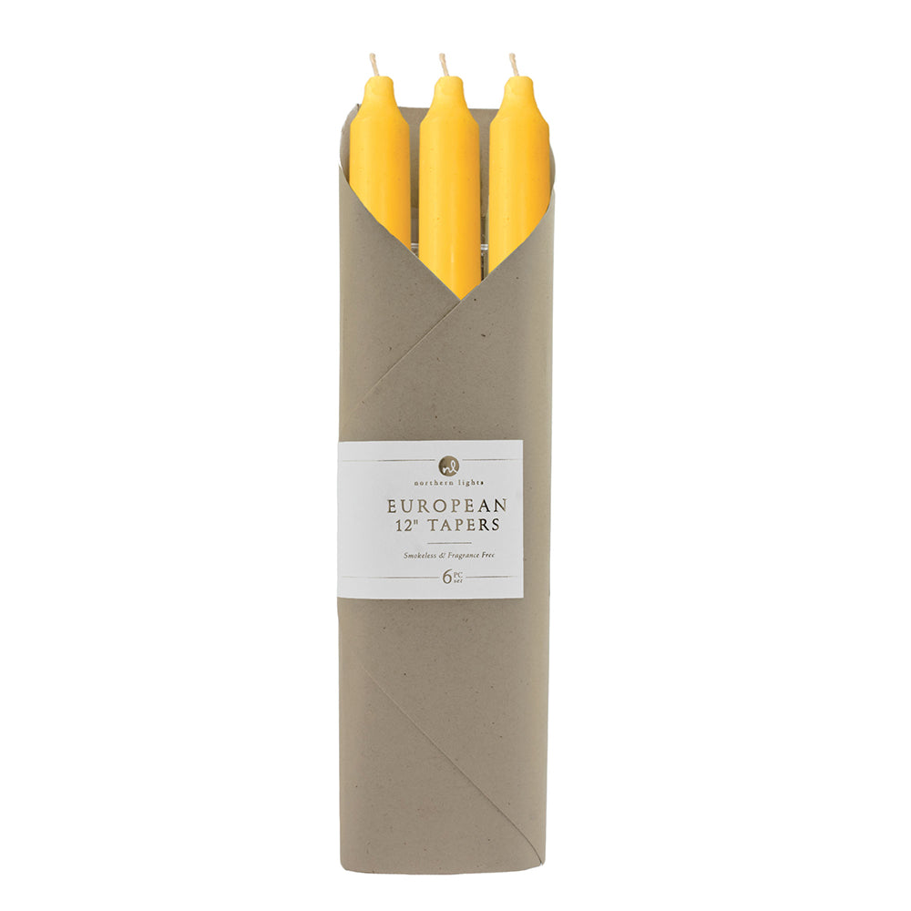 Lemon Zest Taper Candles