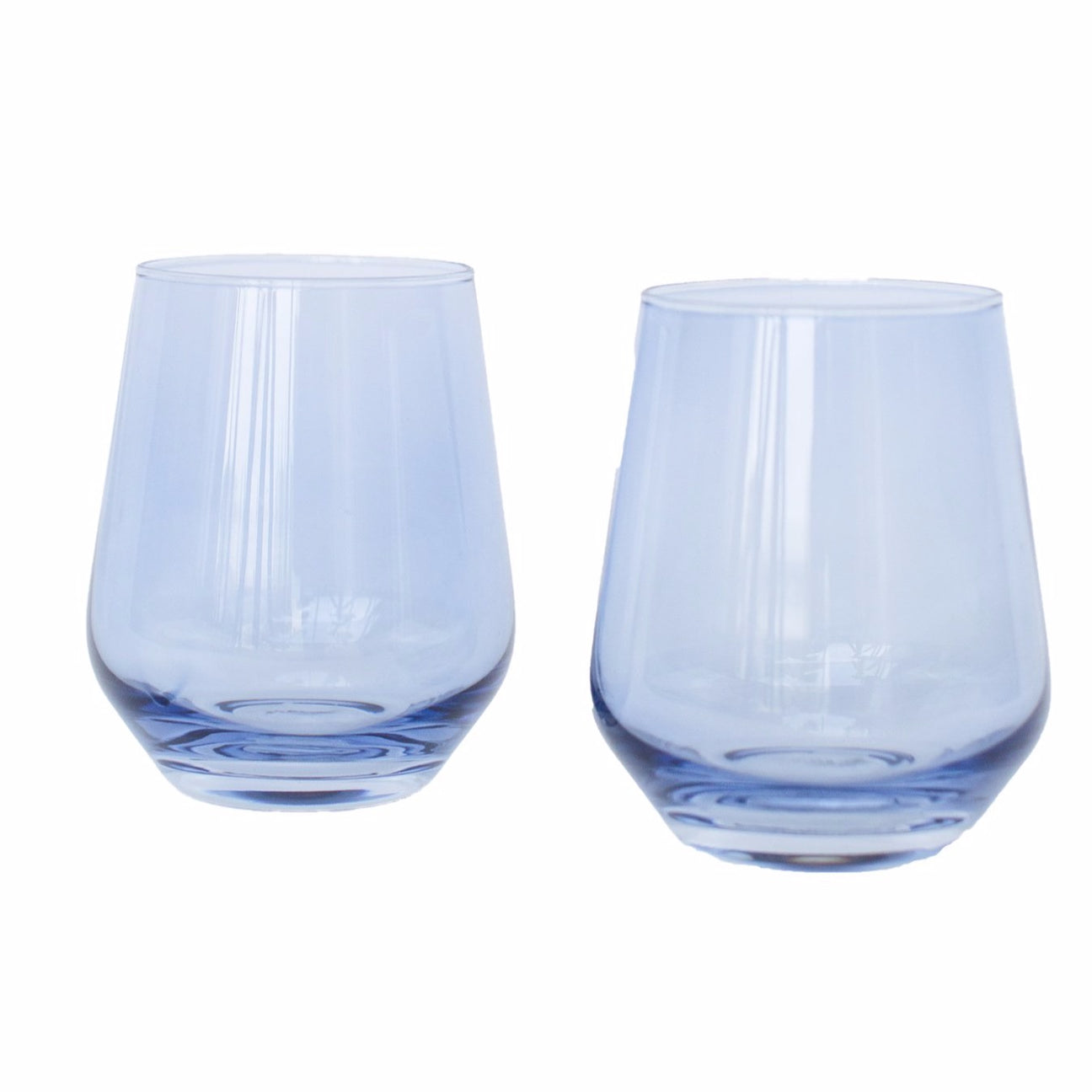 Estelle Cobalt Blue Stemless Wine Glasses
