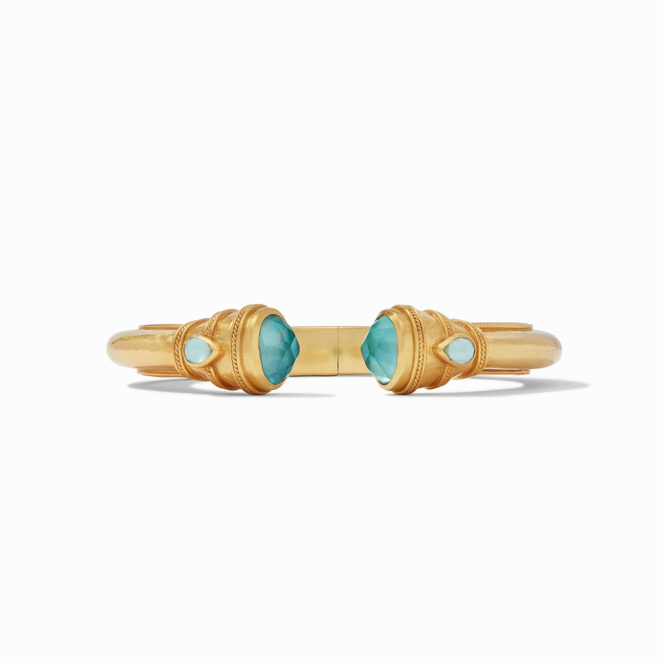 Julie Vos Cannes Demi Cuff, Iridescent Bahamian Blue