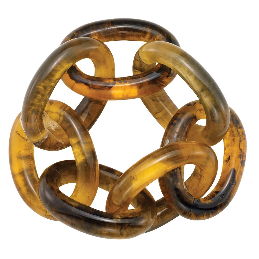 Tortoise Chain Link Napkin Ring
