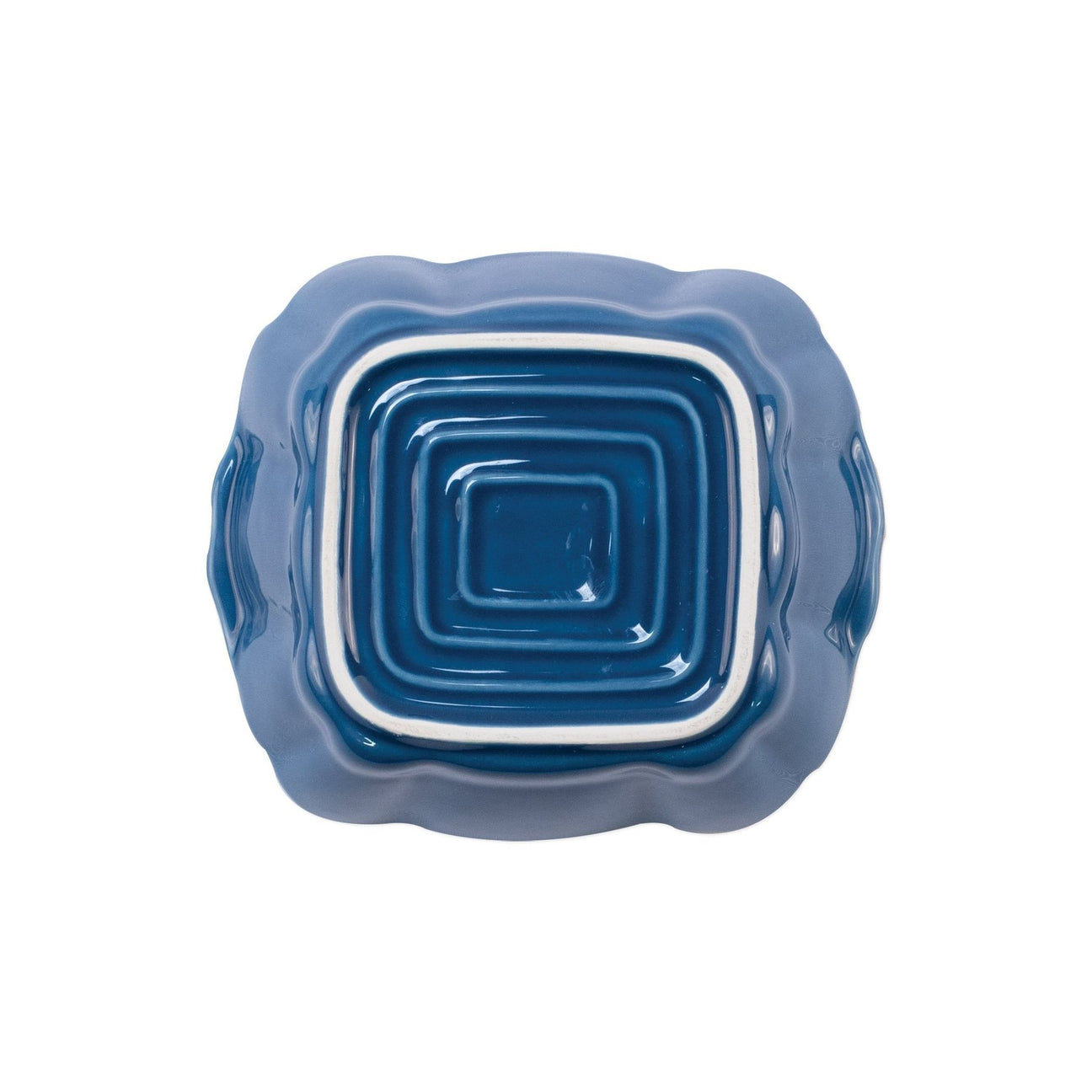 VIETRI Blue Italian Small Square Baker