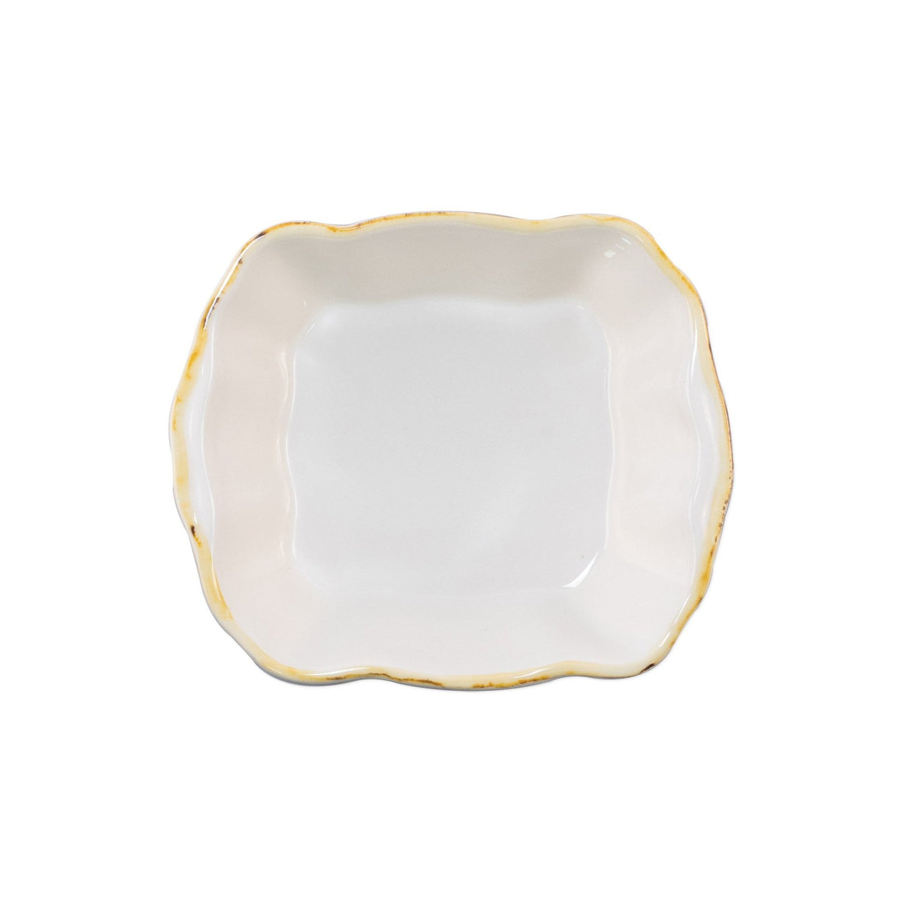 VIETRI Gray Italian Small Square Baker