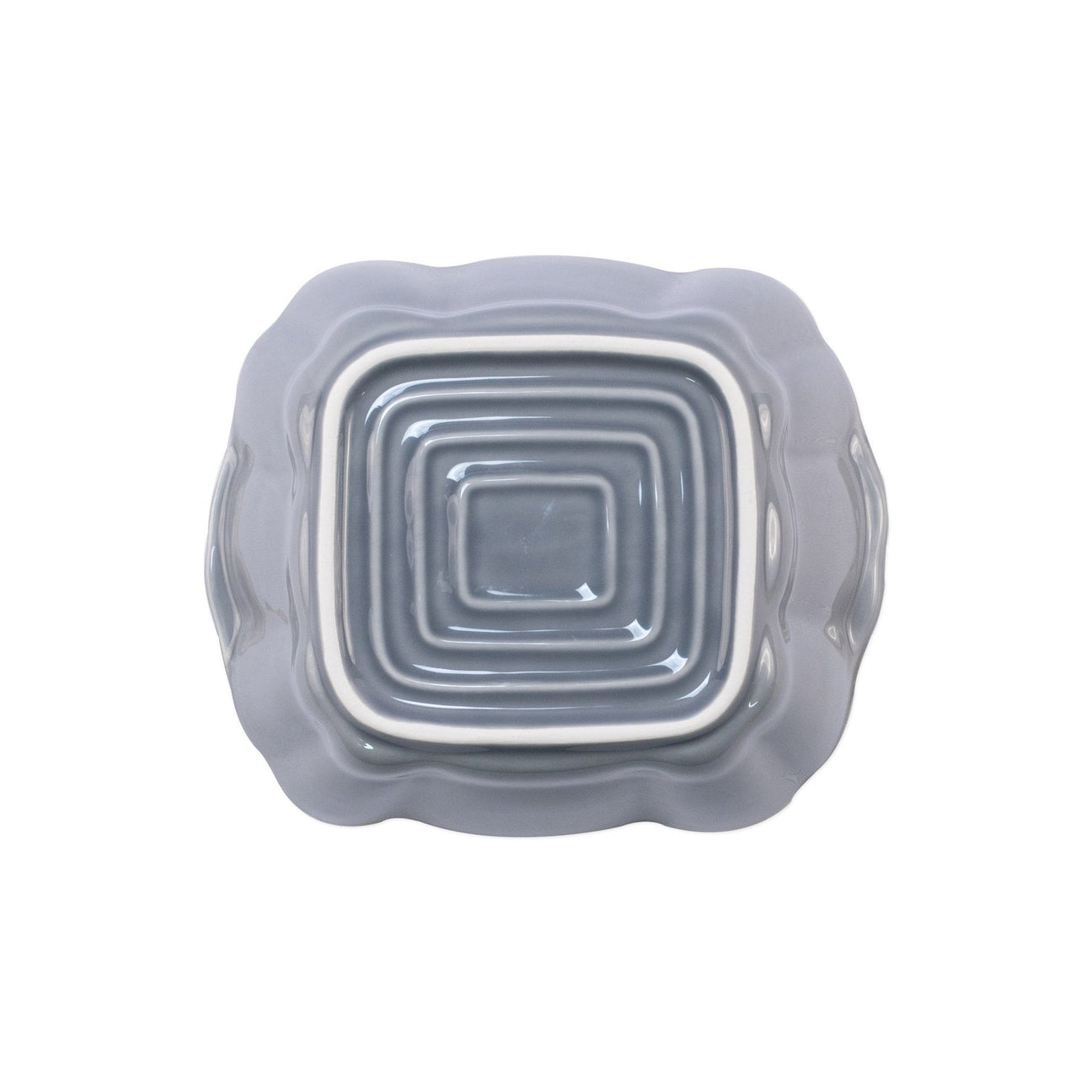 VIETRI Gray Italian Small Square Baker