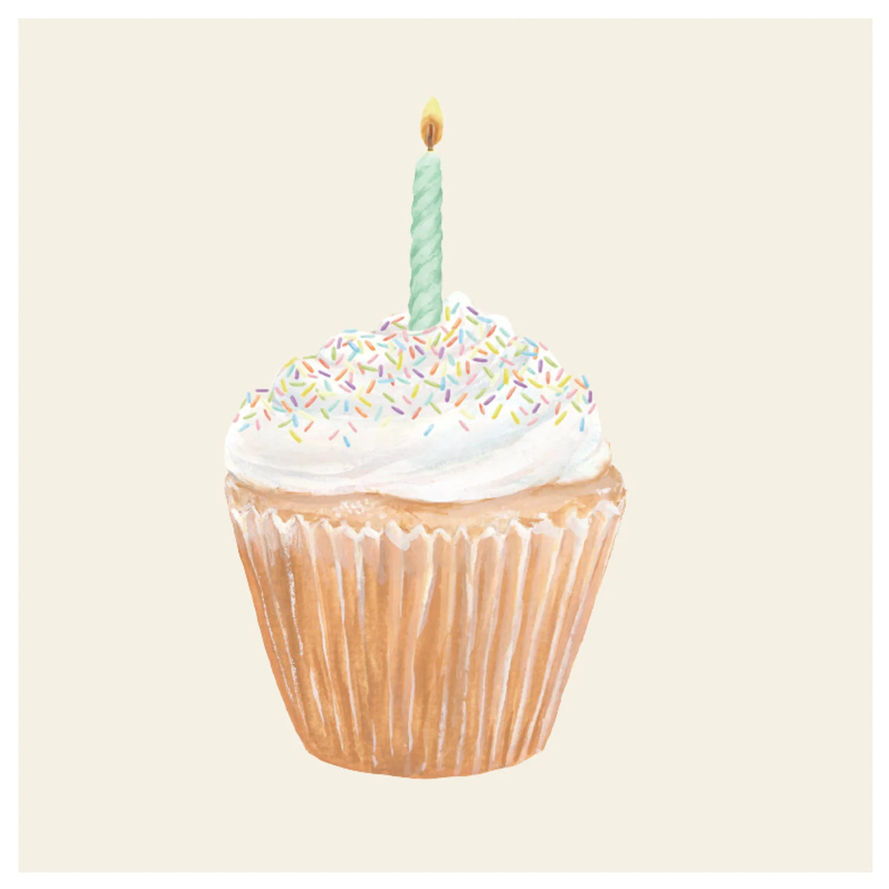 Cupcake Cocktail Napkin