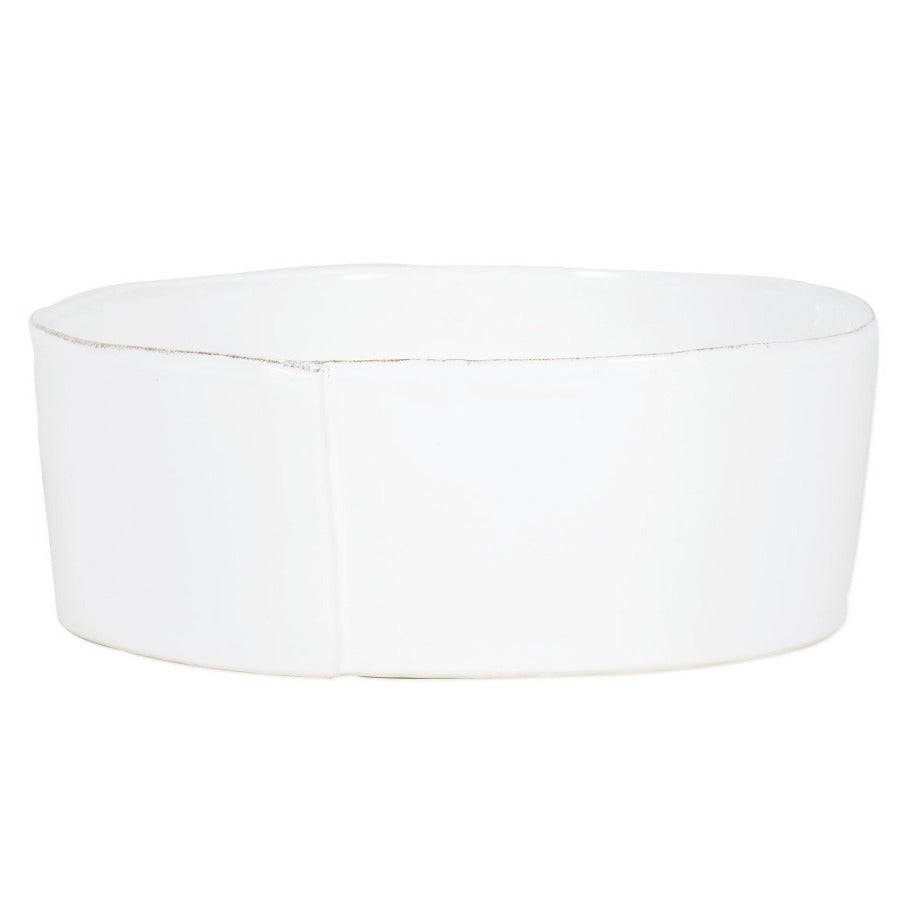 VIETRI Lastra Large Serving Bowl, White