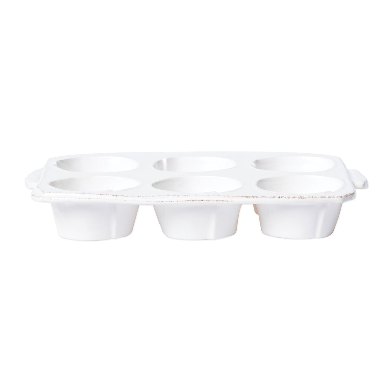 VIETRI Lastra White Muffin Tin
