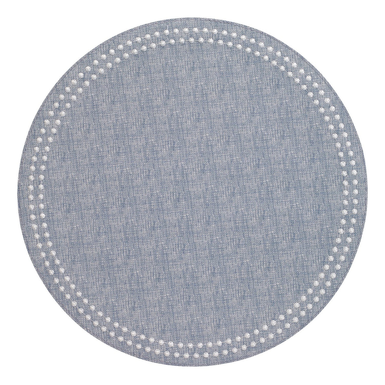 Bluebell / White Pearls Placemat