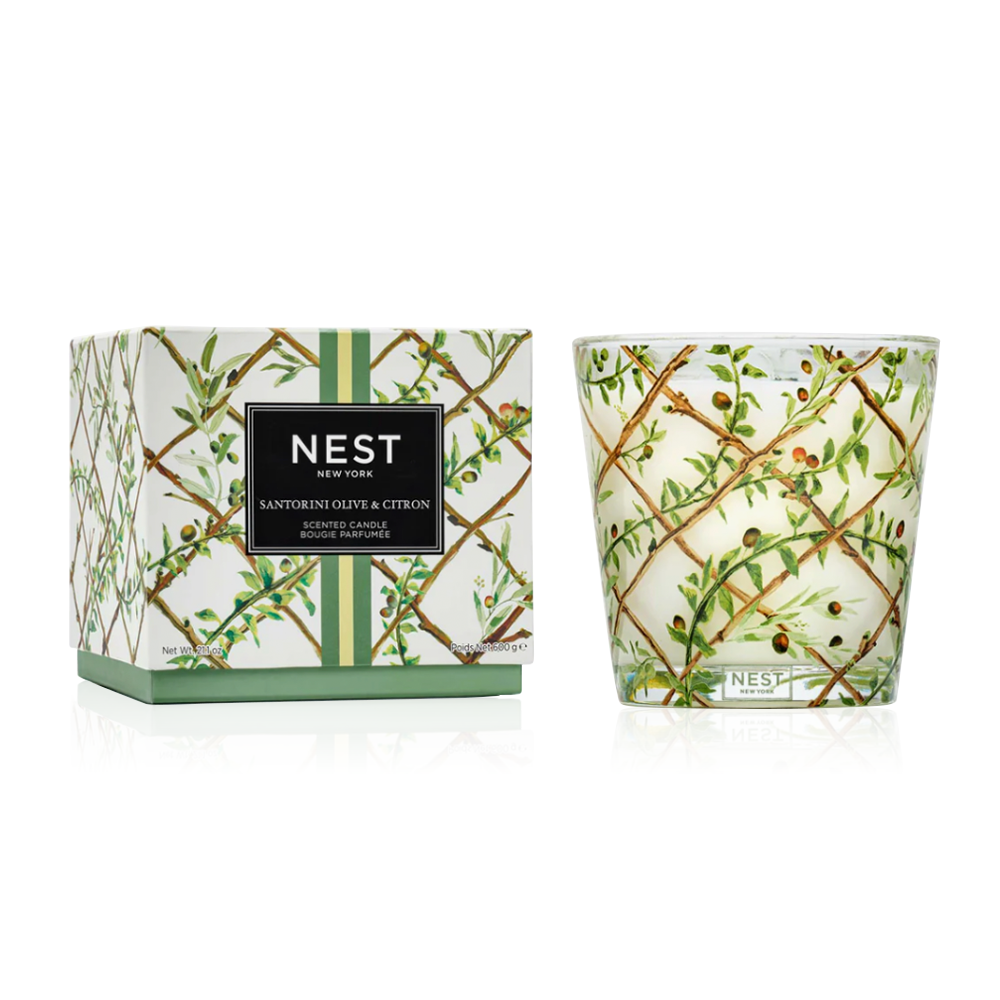 Nest Santorini Olive & Citron Specialty 3-Wick Candle