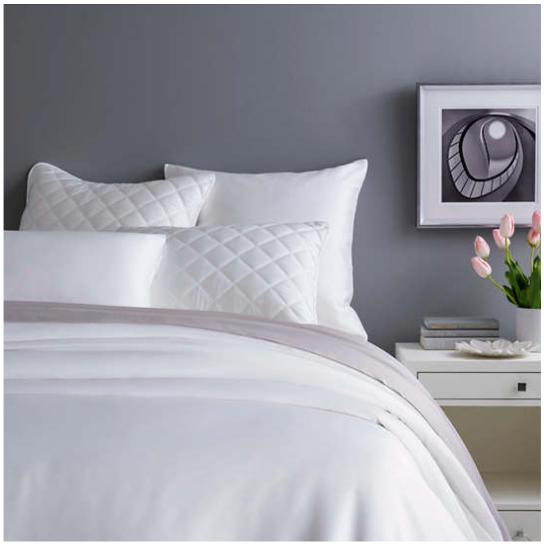 Pine Cone Hill Silken Solid White Duvet Cover