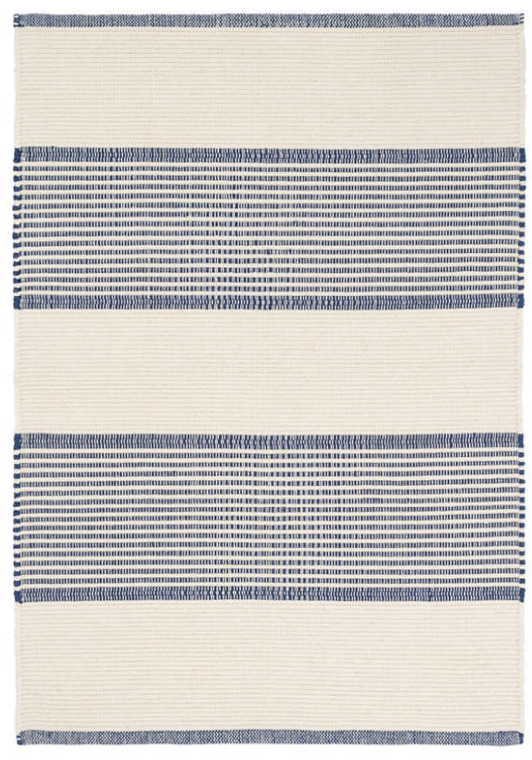 Dash & Albert La Mirada Navy Woven Cotton Rug