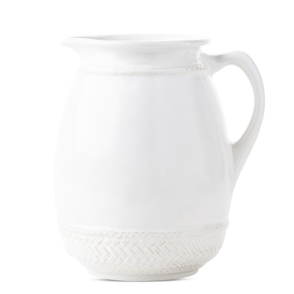 Juliska Le Panier Whitewash Pitcher