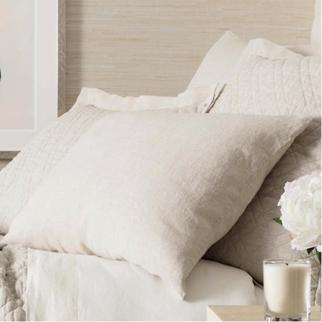 Pine Cone Hill Lush Linen Natural Sham