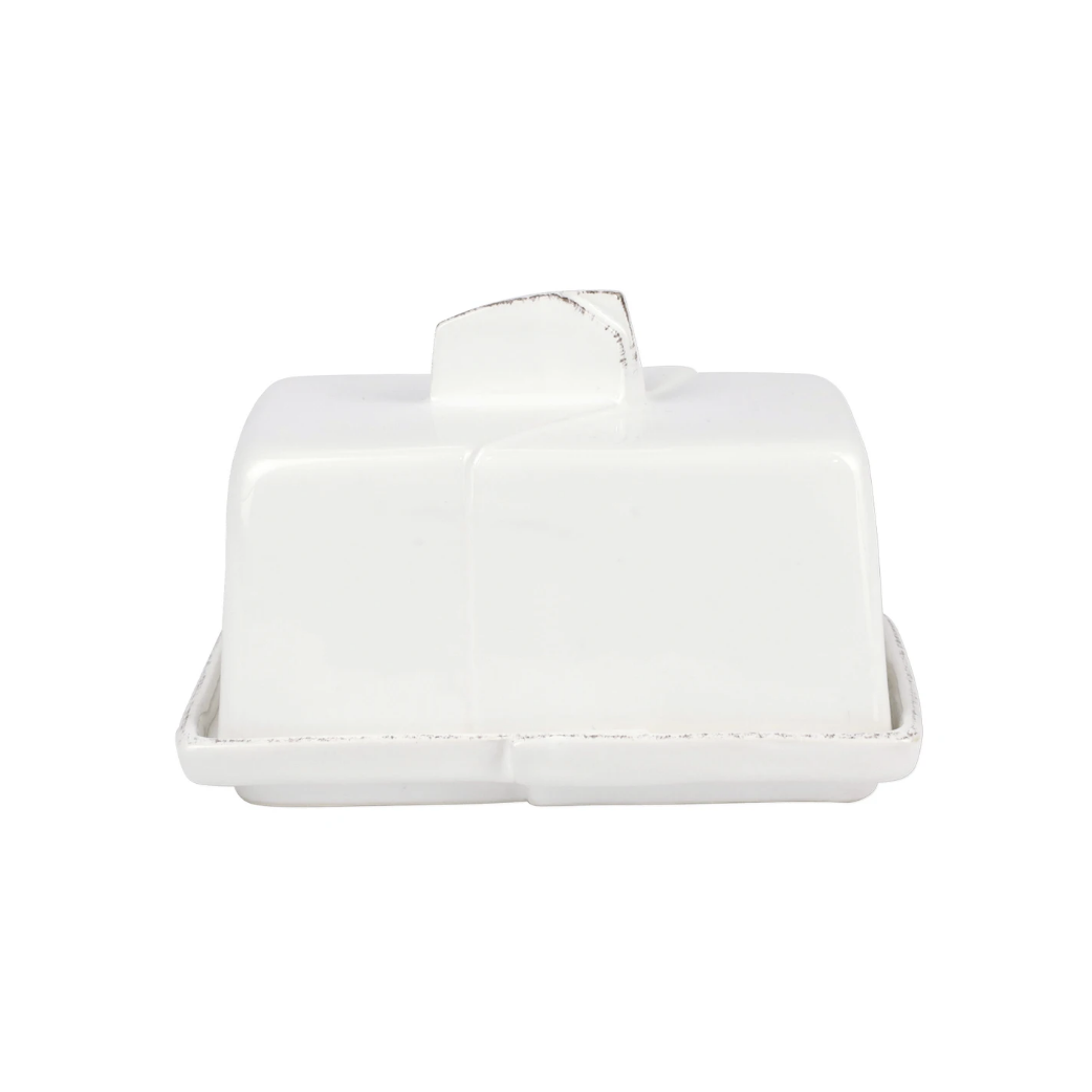 VIETRI Lastra Butter Dish