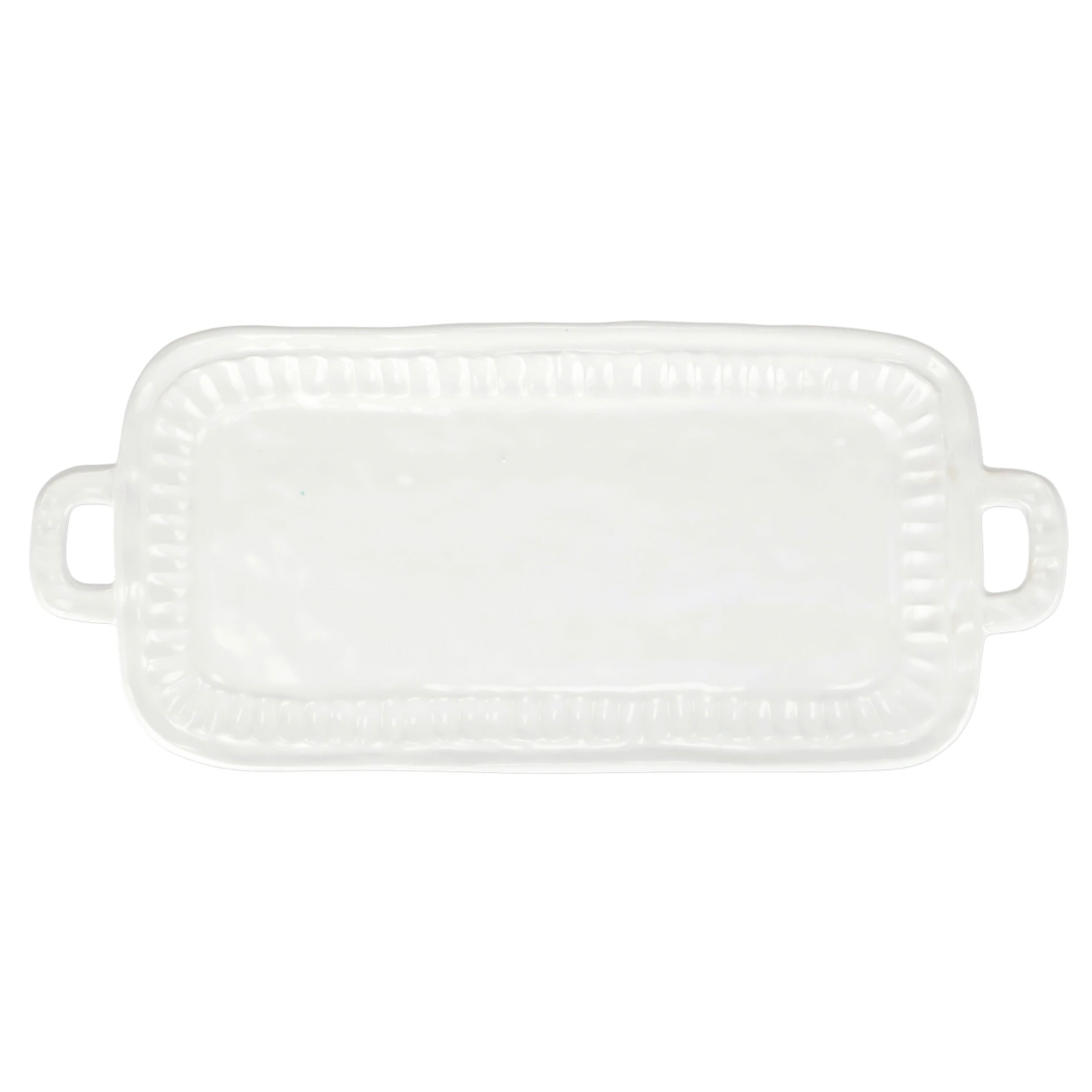 VIETRI Pietra Serena Handled Rectangular Platter
