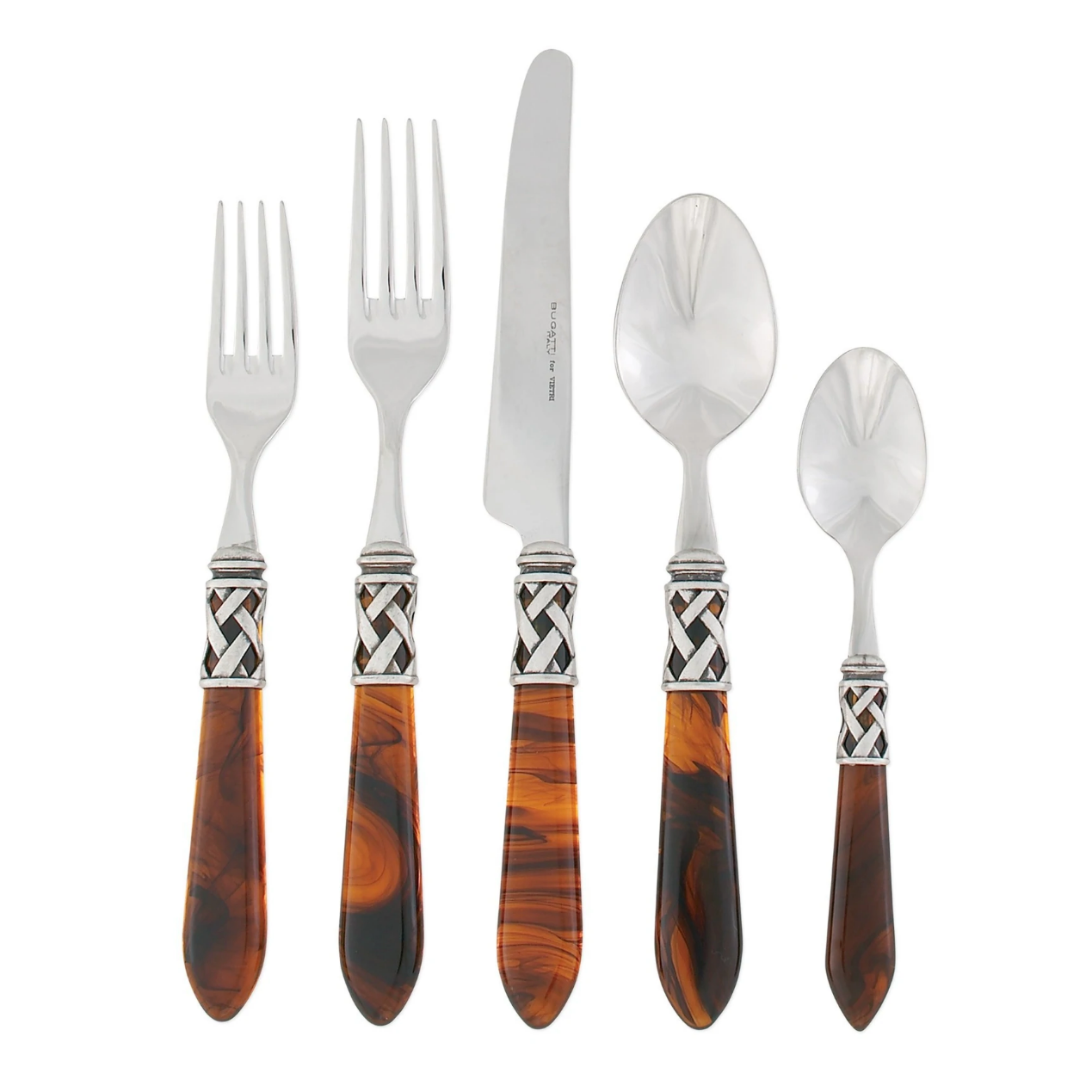 VIETRI Aladdin Antique & Tortoise Five-Piece Place Setting