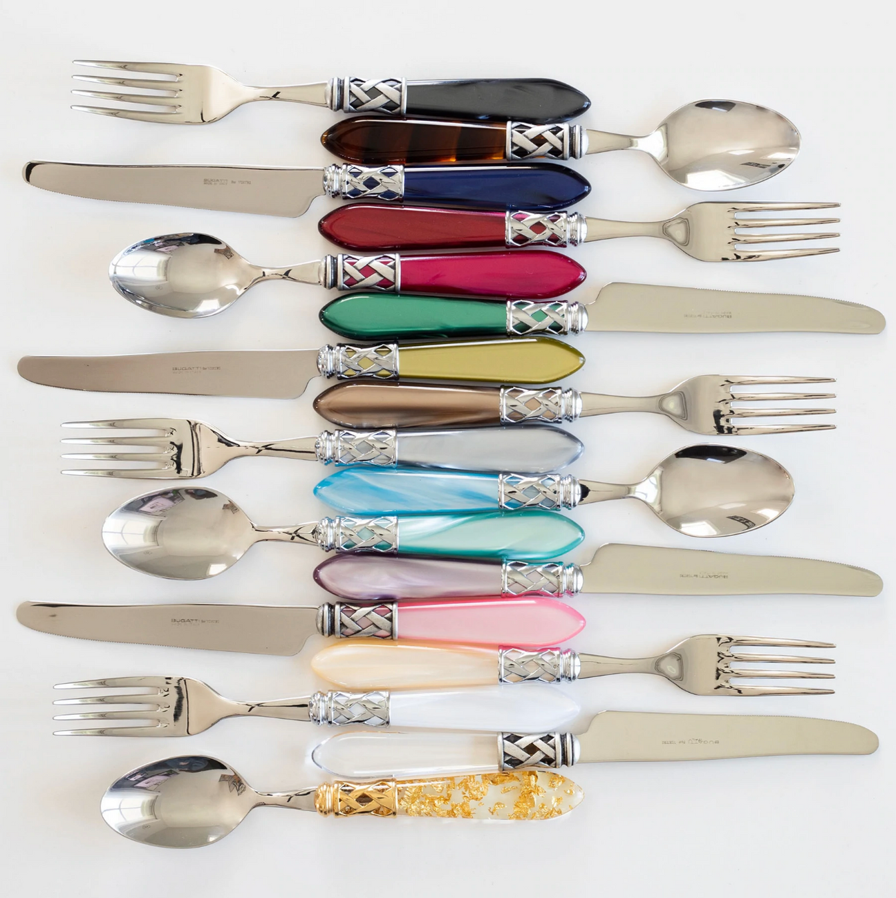 VIETRI Aladdin Brilliant & Raspberry Five-Piece Place Setting