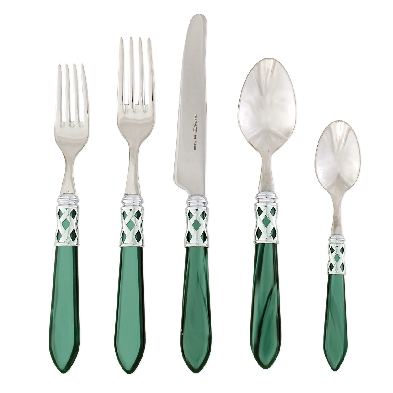 VIETRI Aladdin Brilliant & Green Five-Piece Place Setting