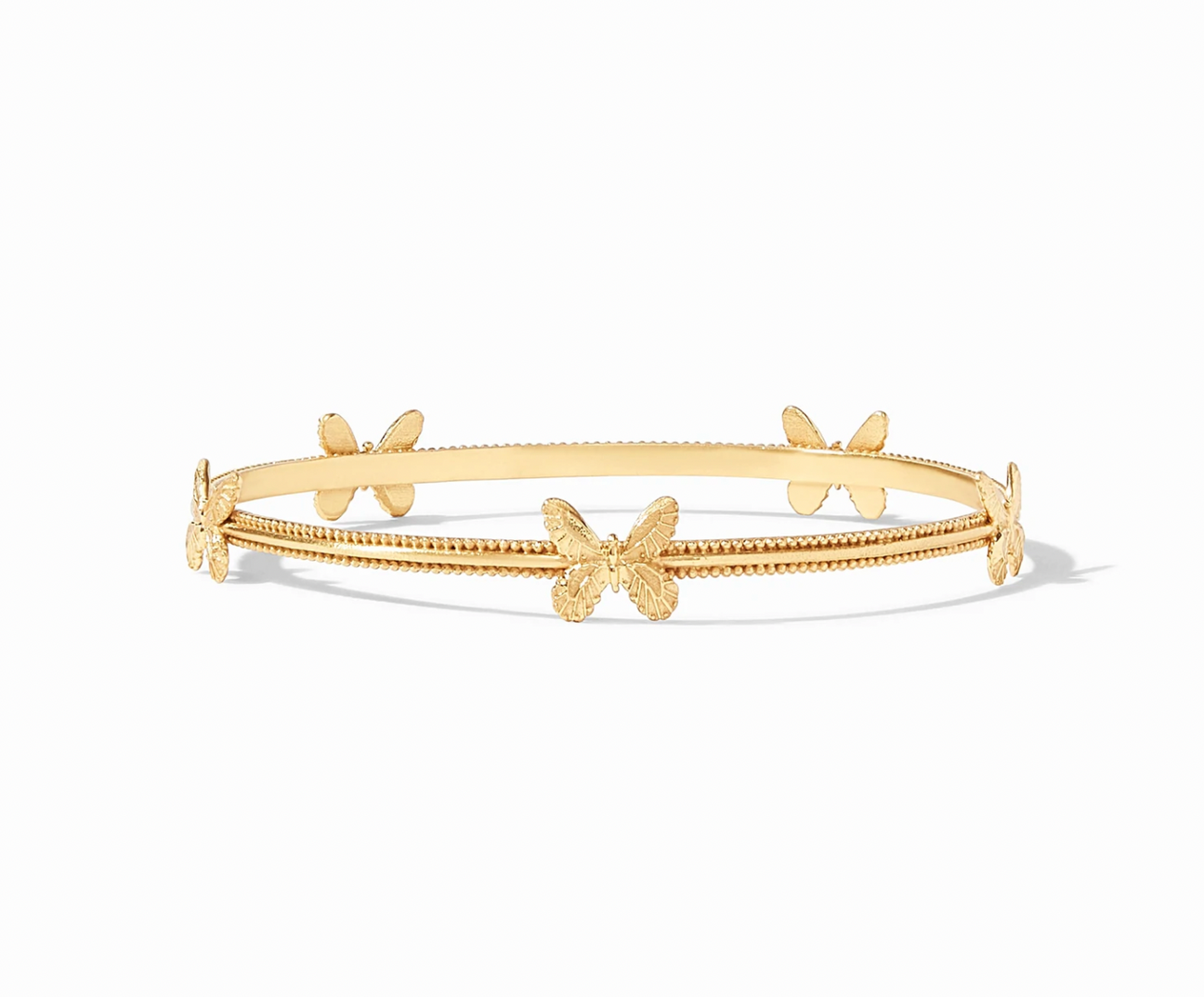 Julie Vos Butterfly Bangle Gold