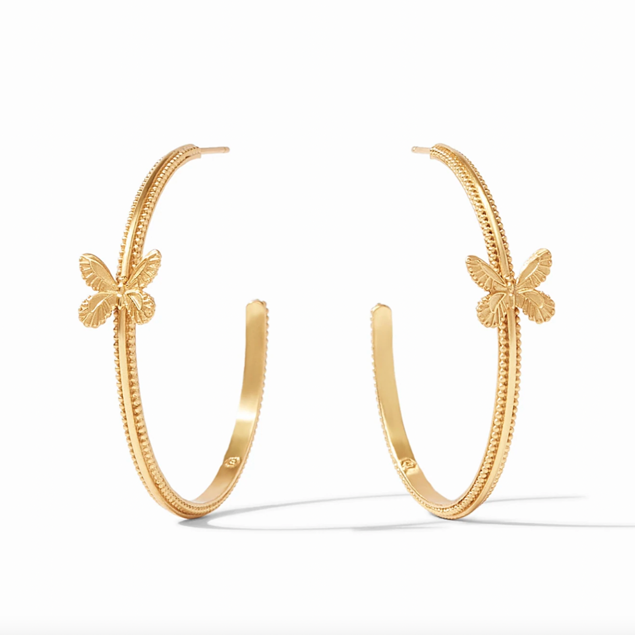 Julie Vos Butterfly Hoop Gold