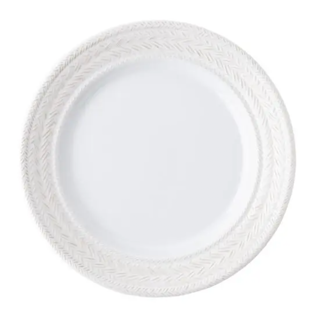Juliska Le Panier Melamine Salad Plate - Whitewash *LAST CHANCE*