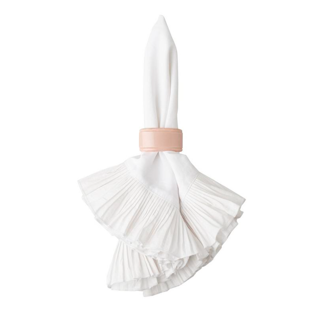 Juliska Puro Petal Pink Resin Napkin Ring *LAST CHANCE*