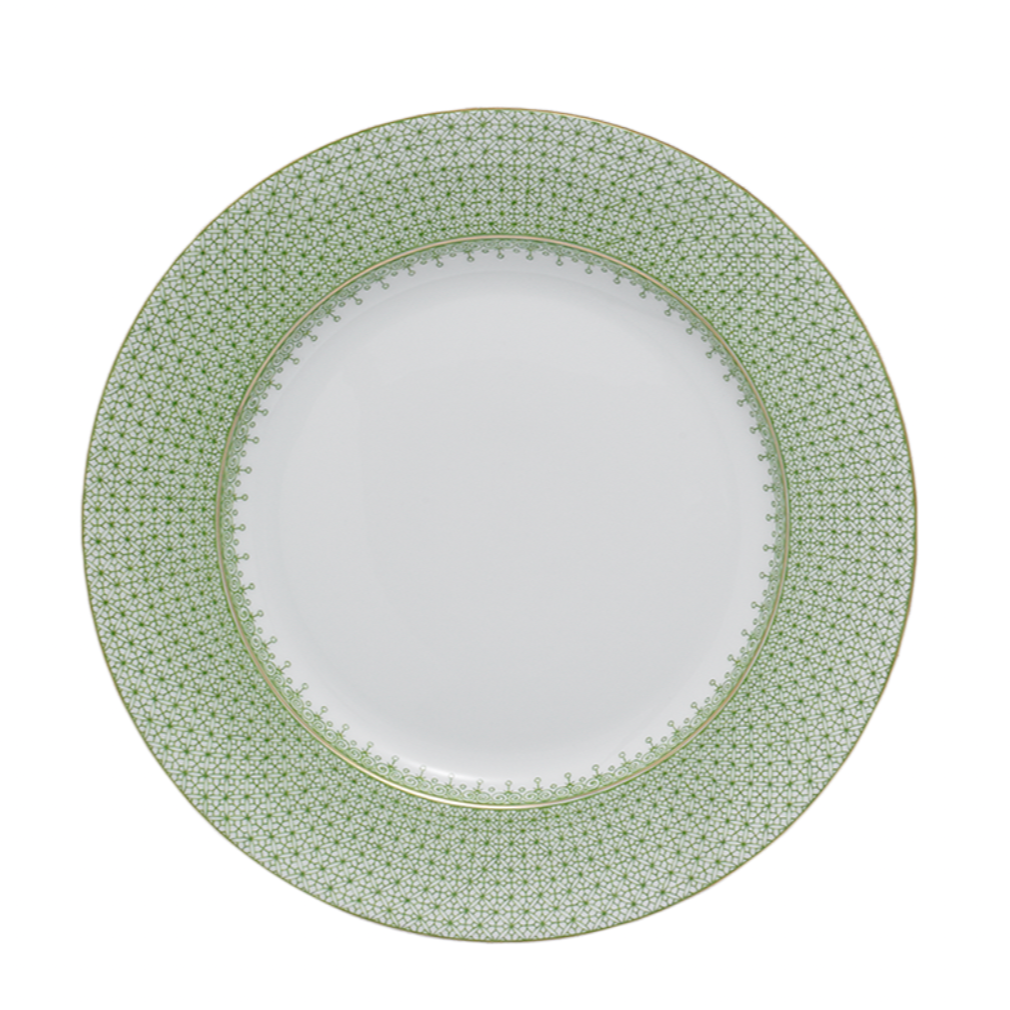 Mottahedeh Apple Green Lace Dessert Plate