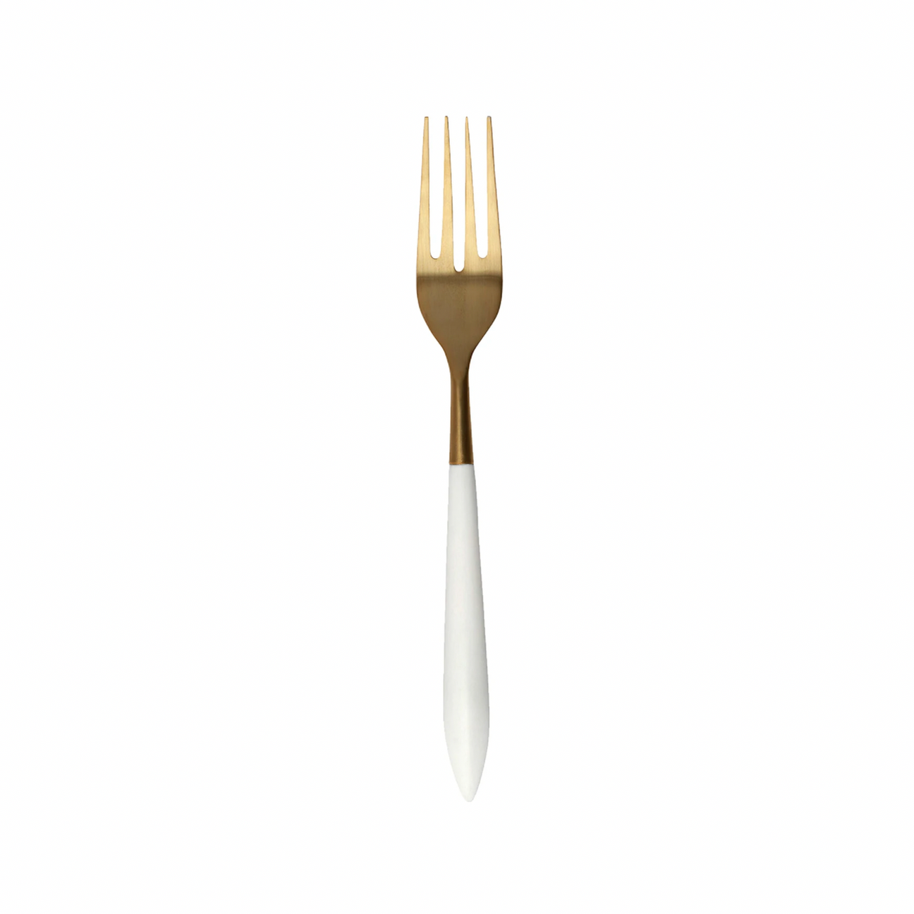VIETRI Ares Oro & White Serving Fork