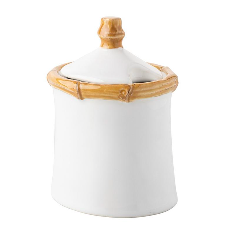 Juliska Bamboo Lidded Sugar Bowl
