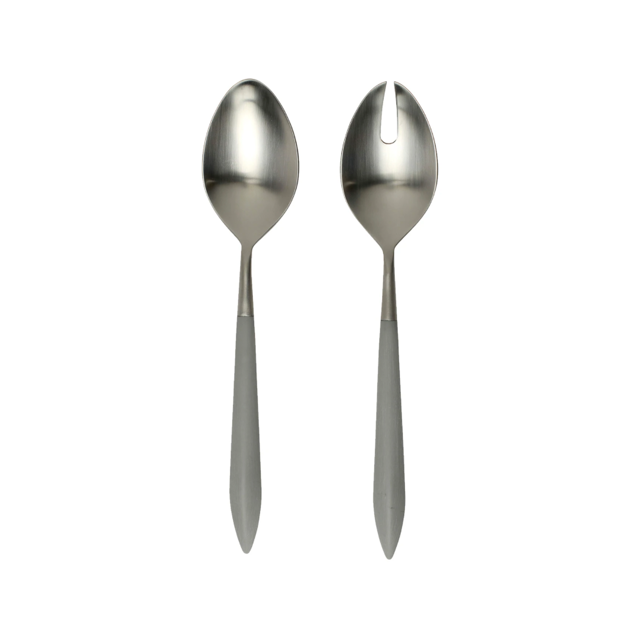 VIETRI Ares Argento & Light Gray Salad Serving Set
