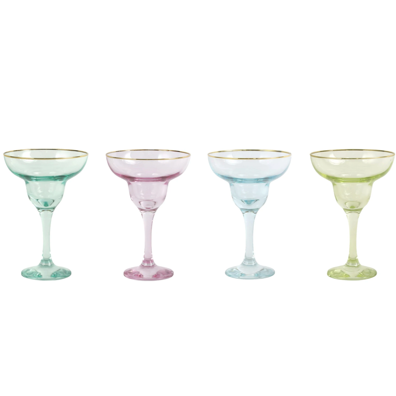 Rainbow Assorted Wine Glasses (Set of 4)