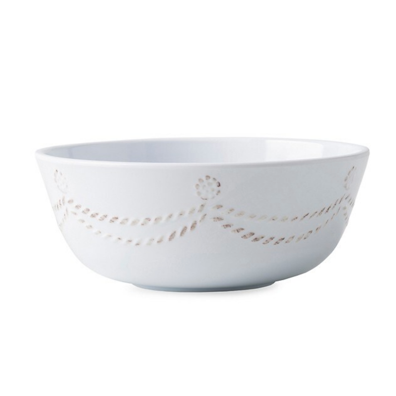 Juliska Berry & Thread Melamine Cereal & Ice Cream Bowl, White
