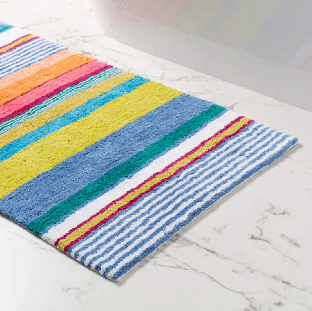 Pine Cone Hill Mellie Stripe Bath Rug