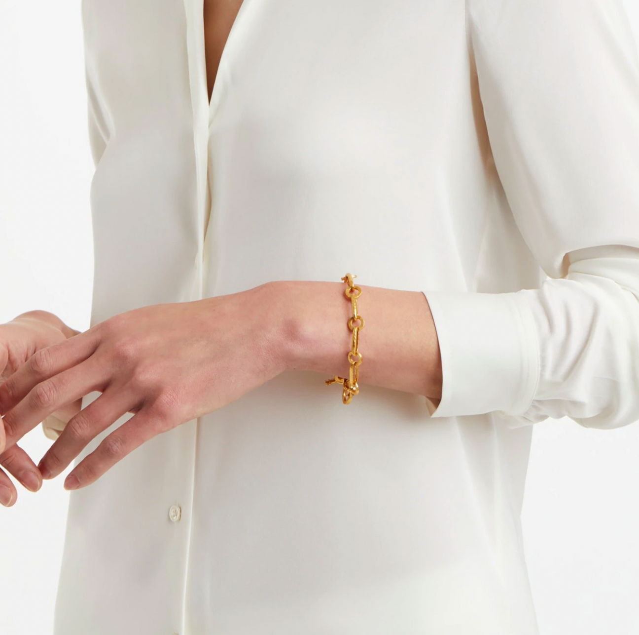 Julie Vos Palladio Gold Link Bracelet