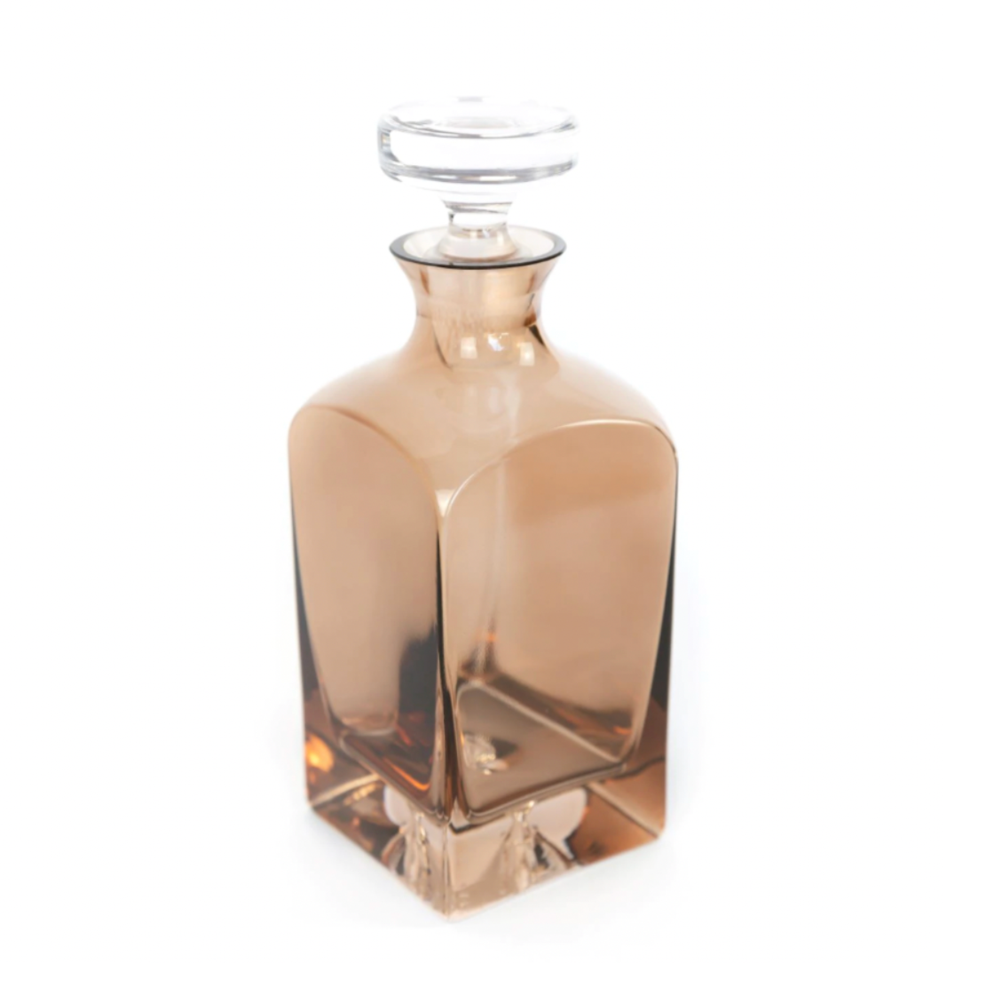 Estelle Amber Smoke Decanter - Heritage
