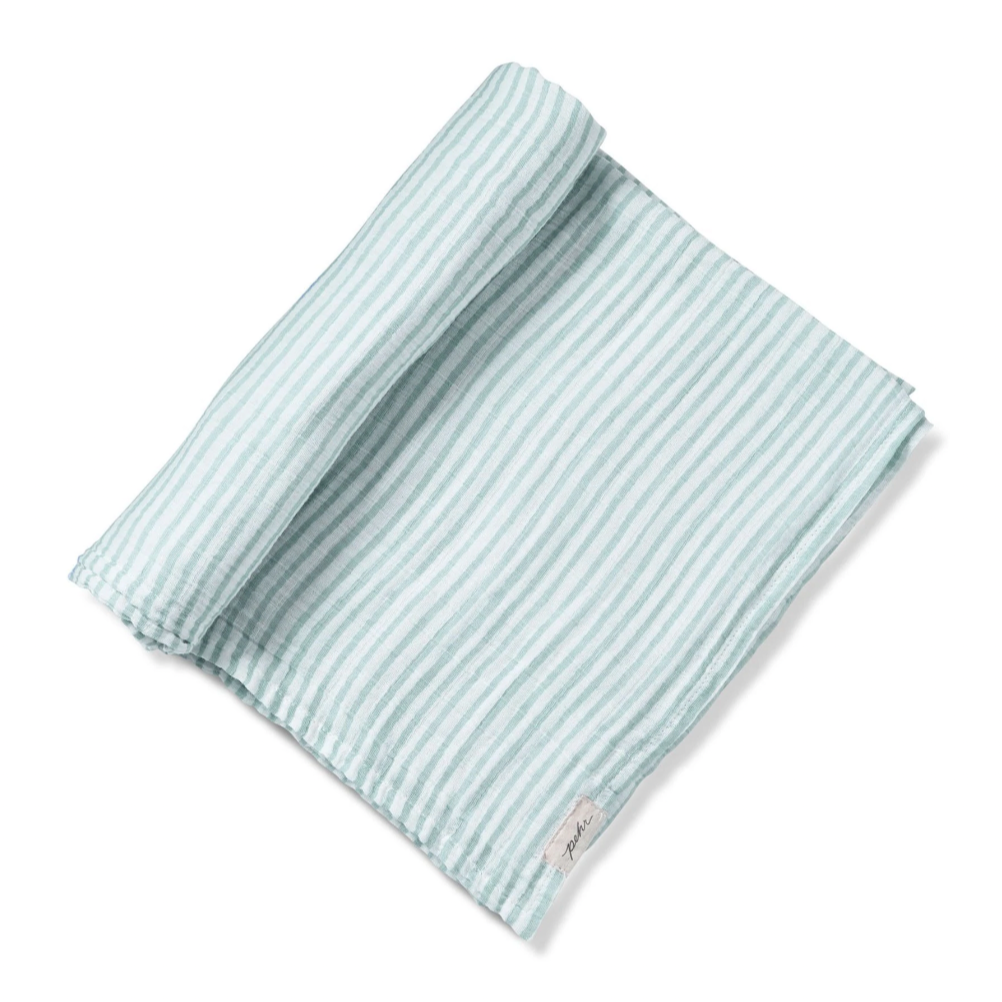 Pehr Striped Swaddle, Sea