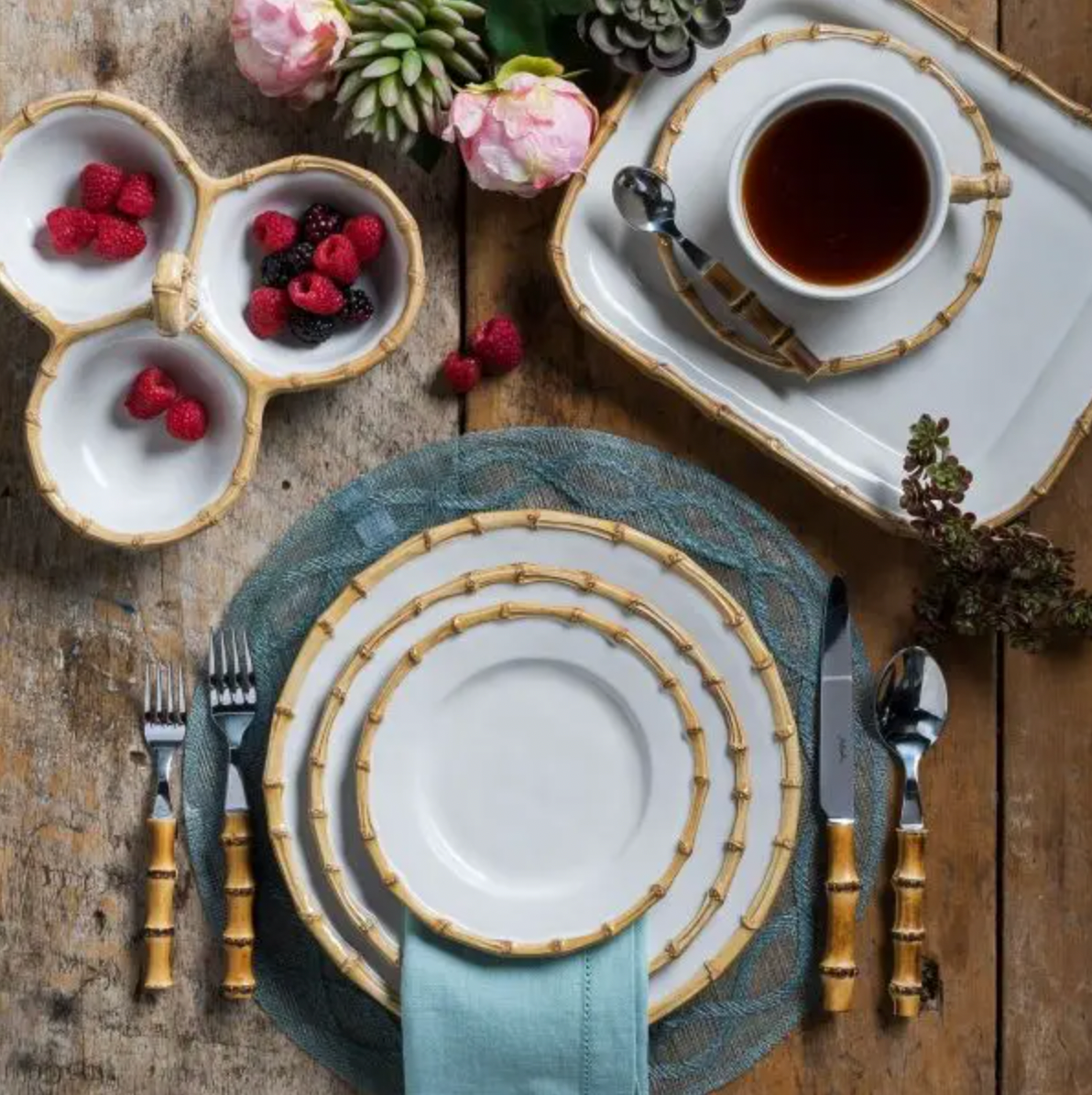 Juliska Bamboo 5 Piece Place Setting