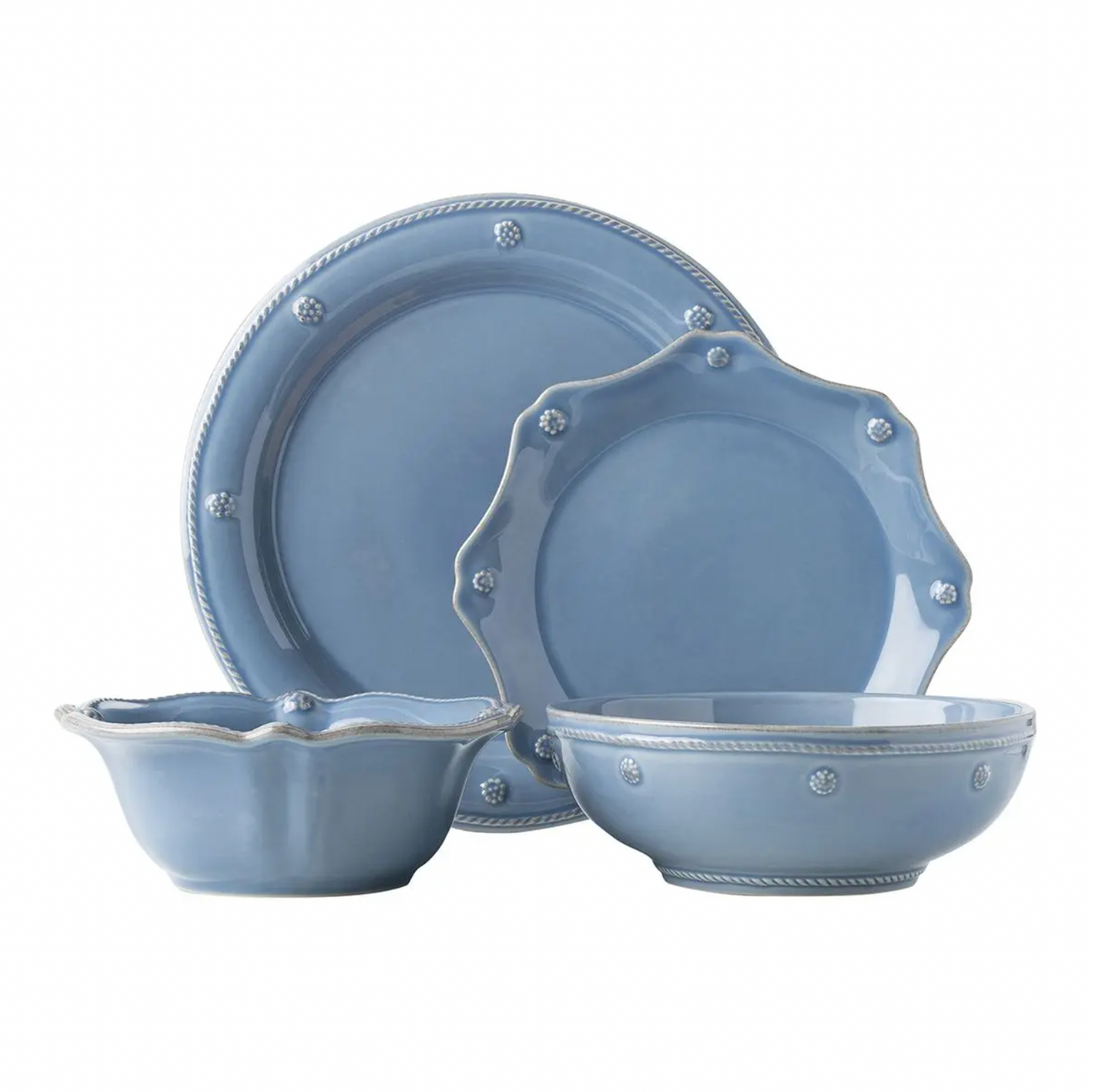 Juliska  Berry & Thread 4pc Setting - Chambray
