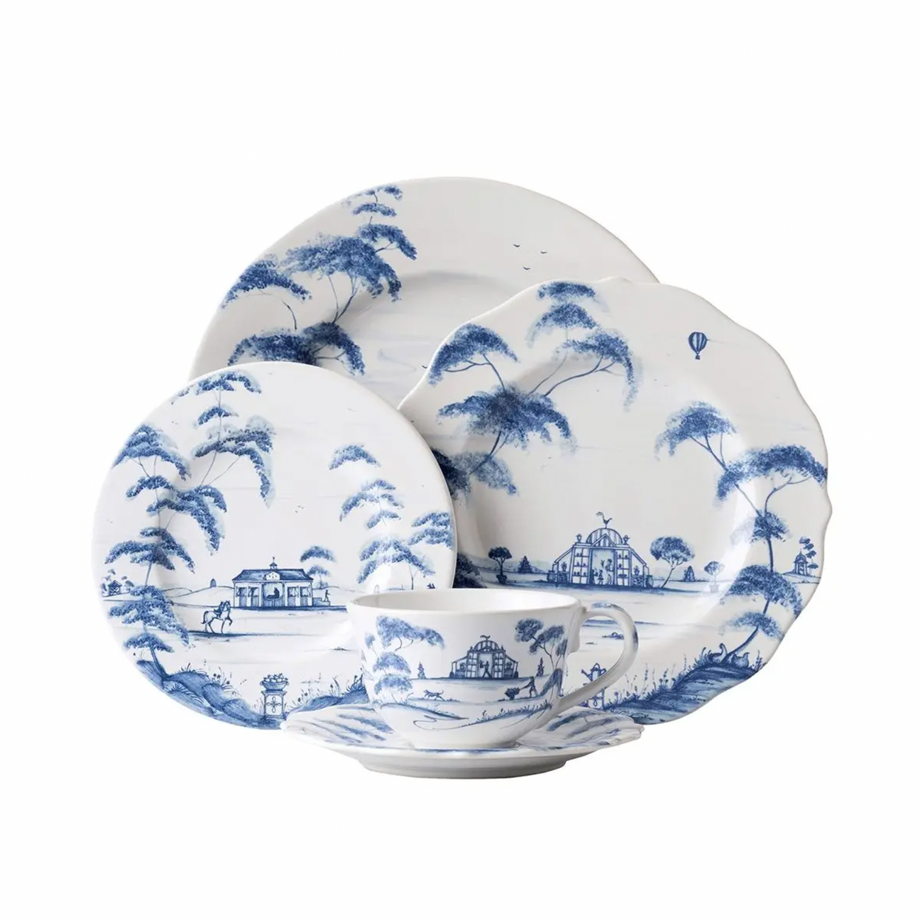 Juliska Country Estate Delft Blue 5 pc Setting