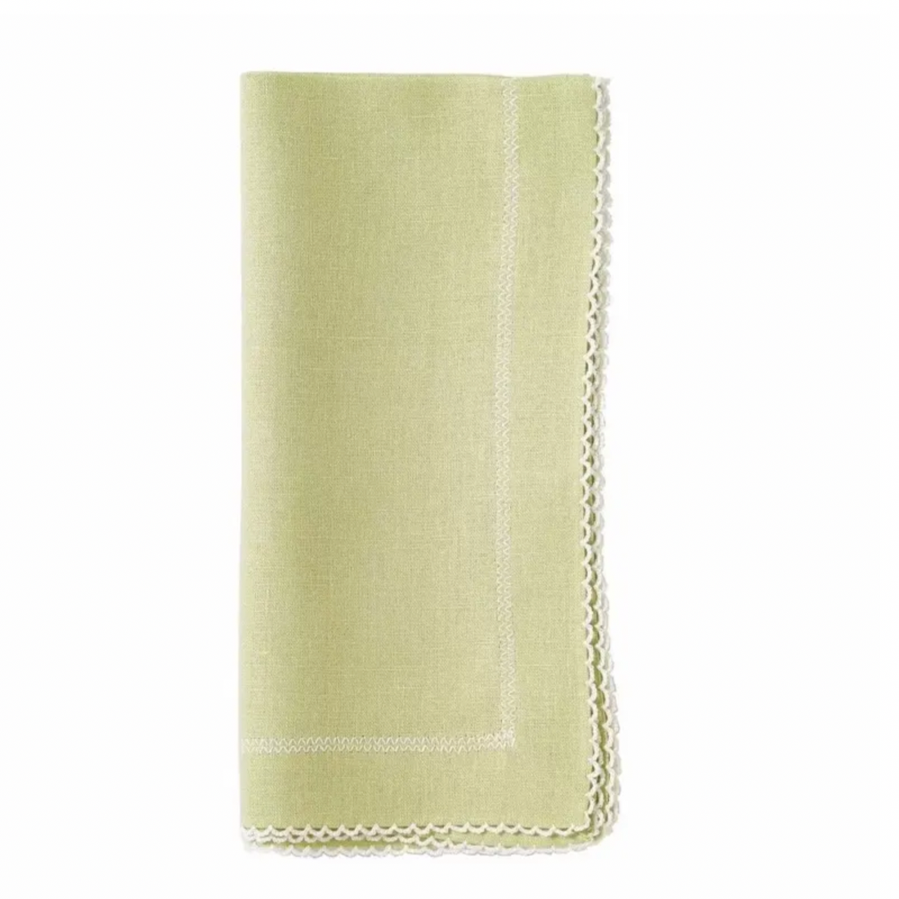 Picot Willow White Dinner Napkin *LAST CHANCE*