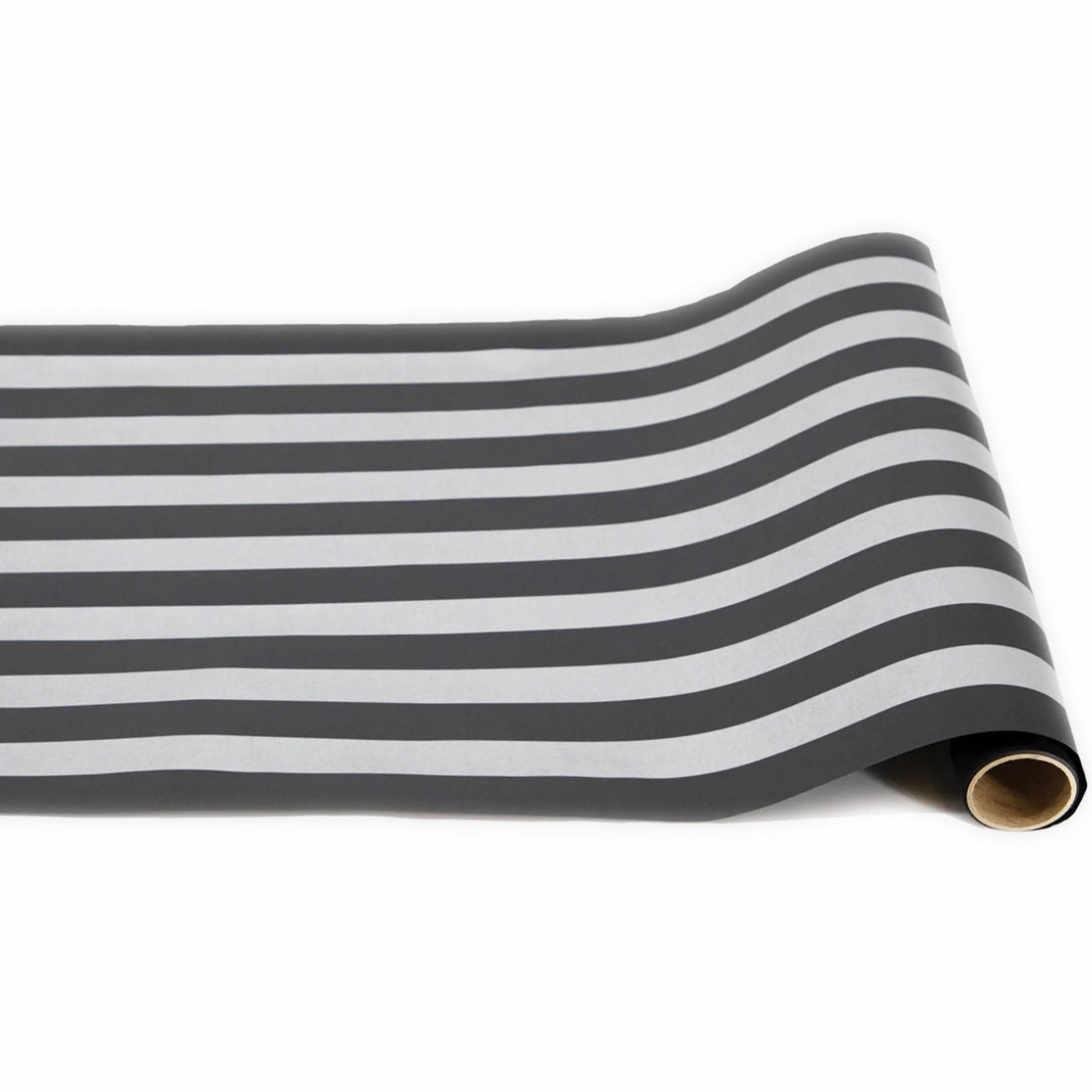 Chalkboard Silver Stripe Table Runner