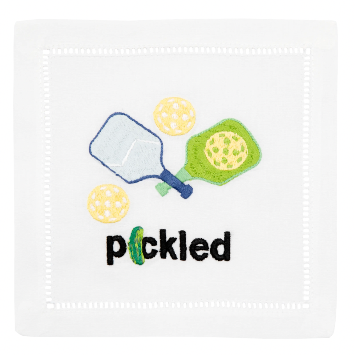 "Pickled" Cocktail Napkin Set