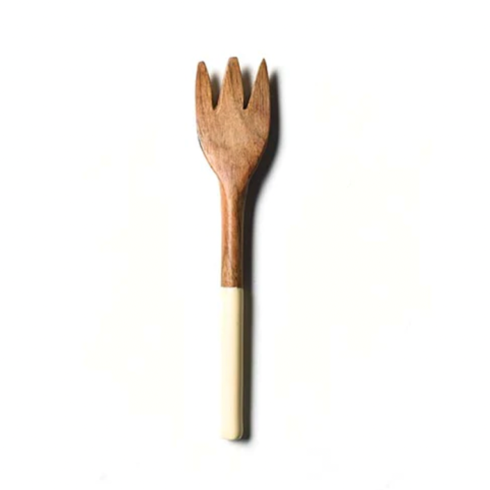 Wood Small Fork, Ecru
