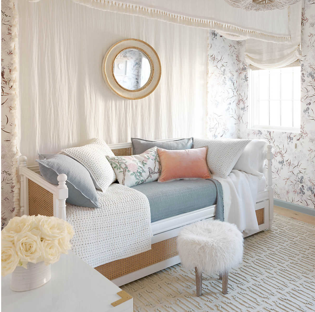 Annie Selke Taft Neutral Quilted Sham