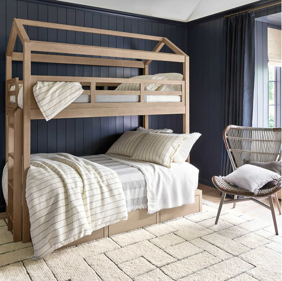 Annie Selke Leigh Linen Iron Duvet Cover